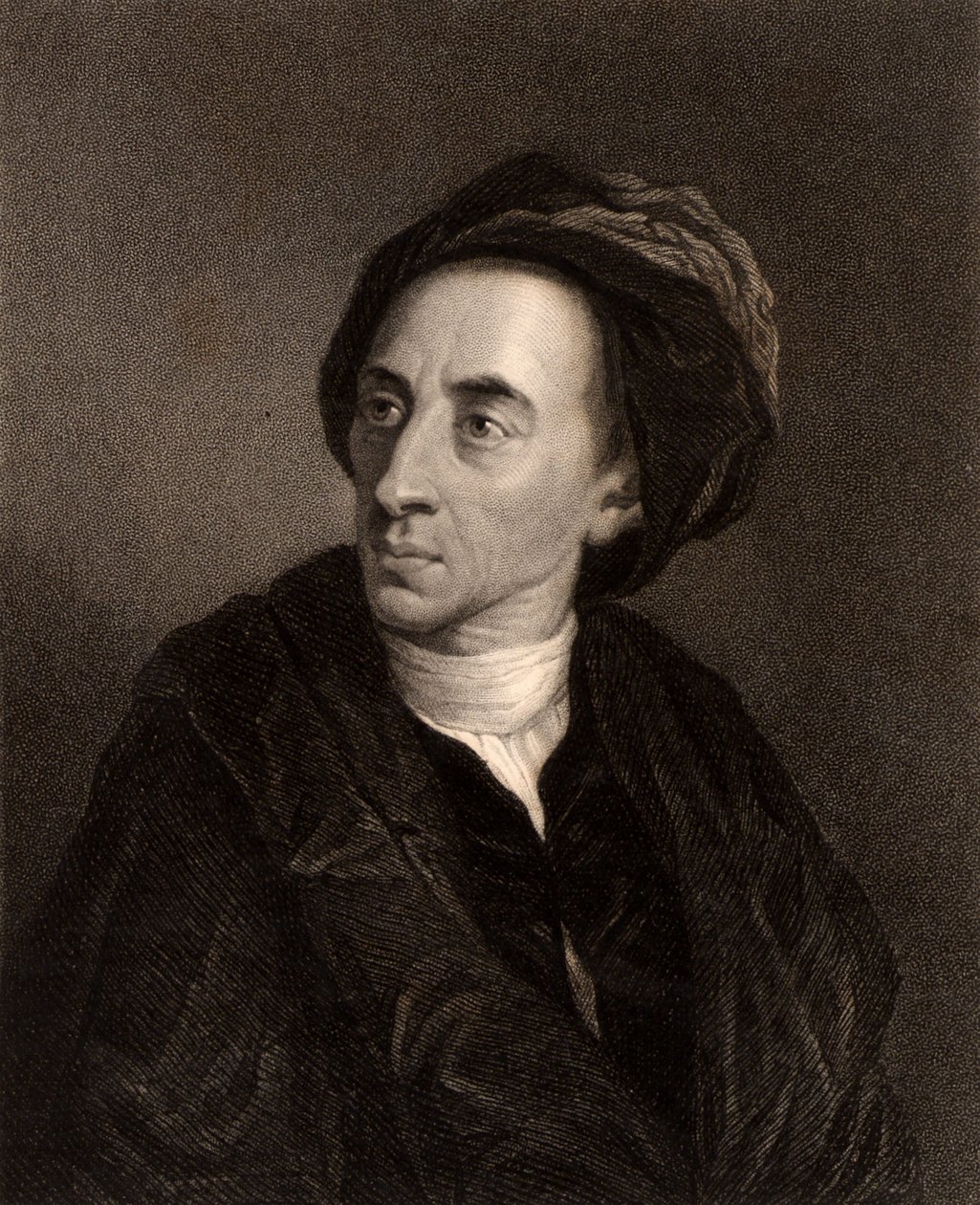 Retrato de Alexander Pope de Charles Knight