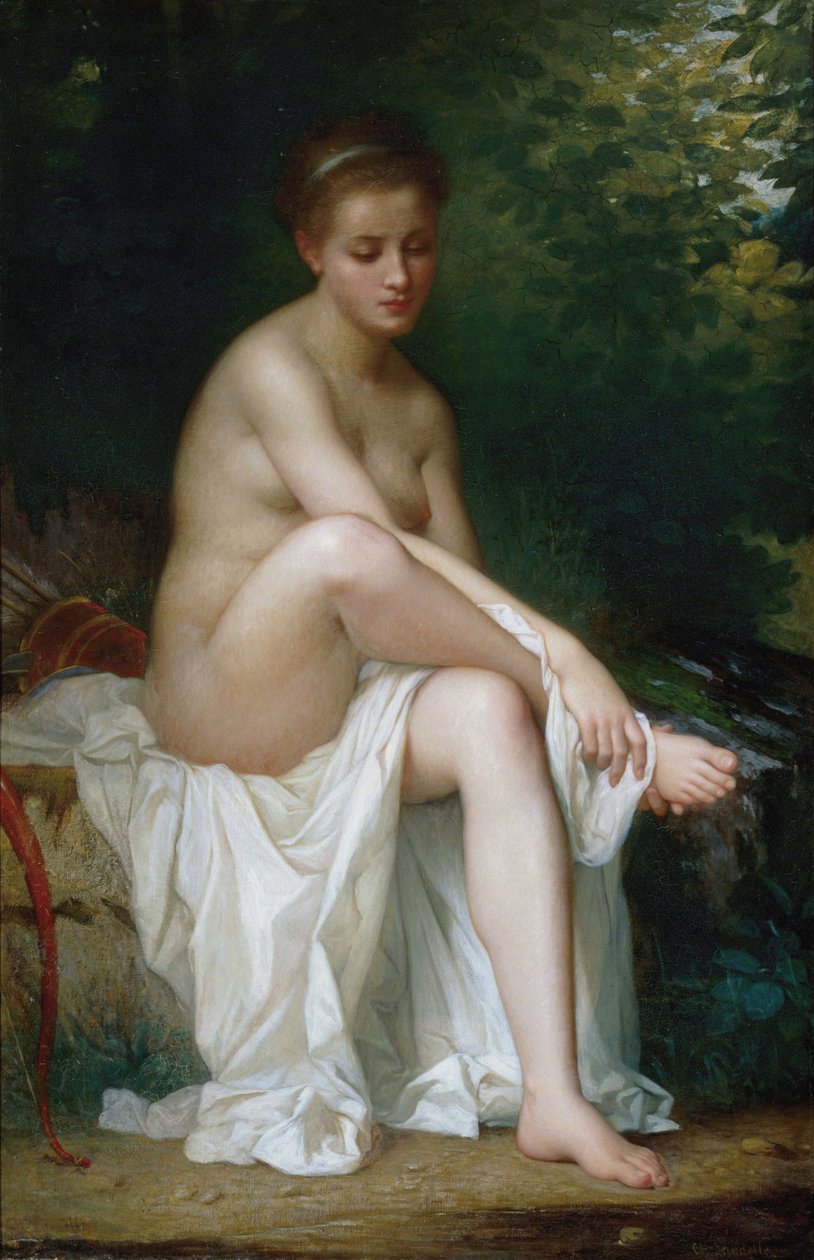 Isménia, Ninfa de Diana de Charles Landelle