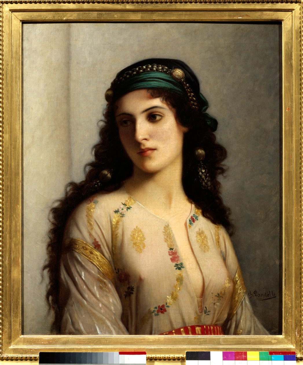 Judeu de Tânger a Marrocos. Pintura de Charles Landelle (1812-1908) de Charles Landelle