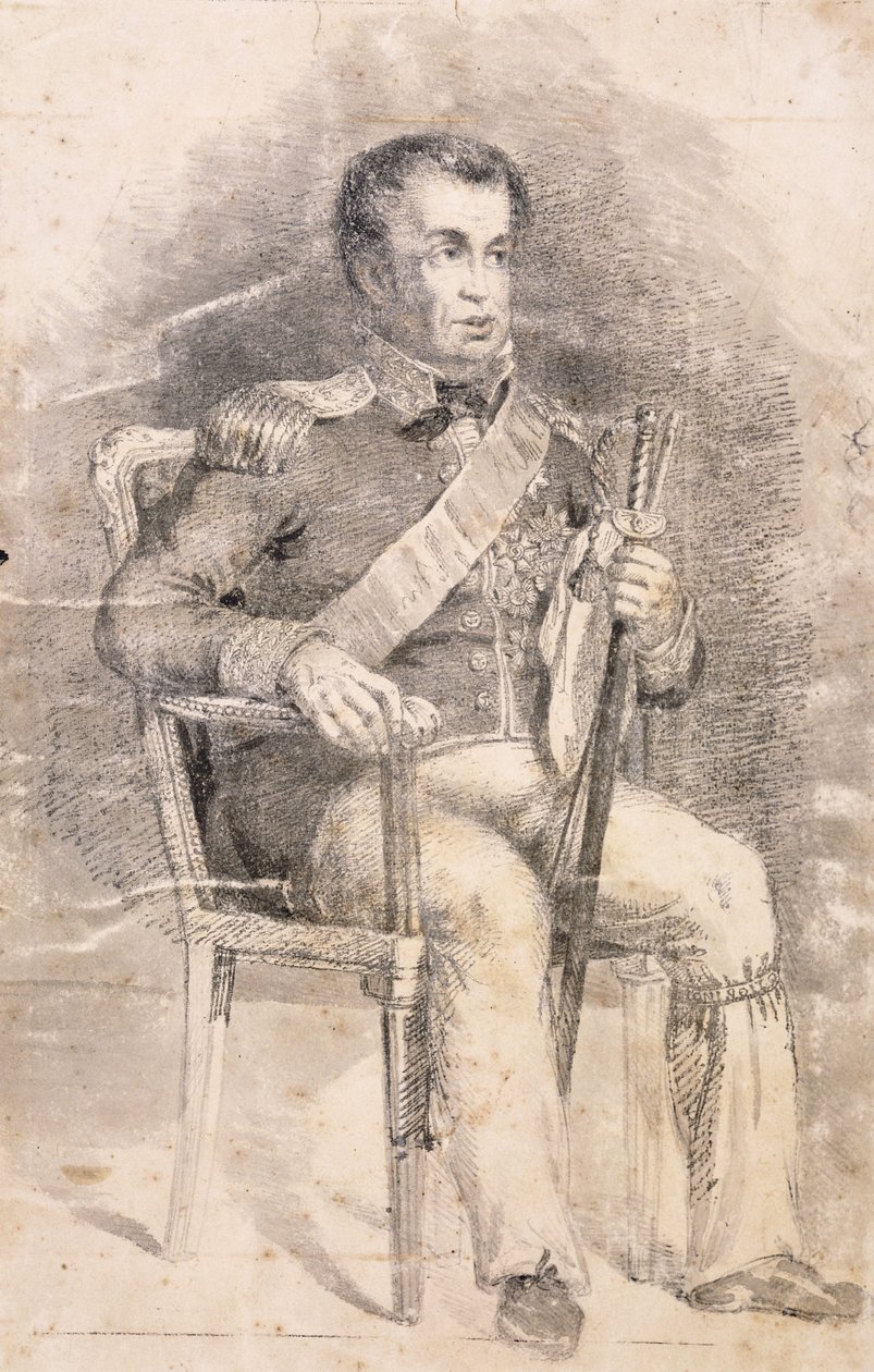 Retrato de Dom João VI, c. 1825-6 de Charles Landseer