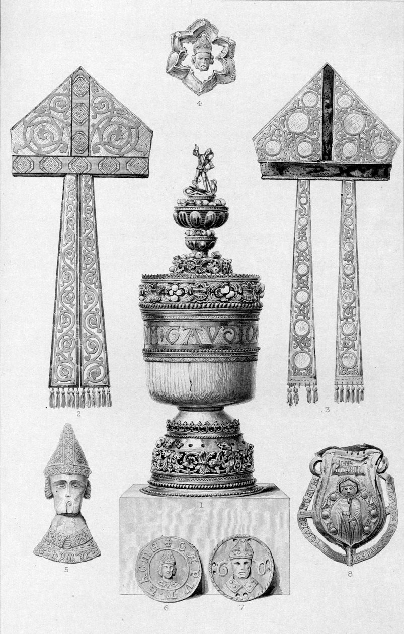 Relíquias associadas a Thomas A Becket, 1886 de Charles Lawrie
