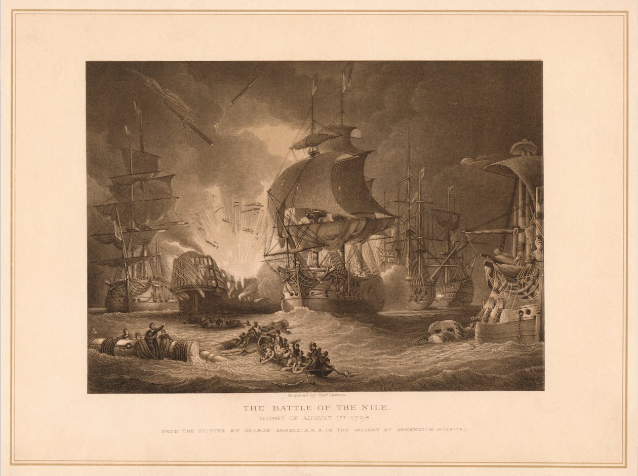 A Batalha do Nilo, 1798 1878 de Charles Lawrie