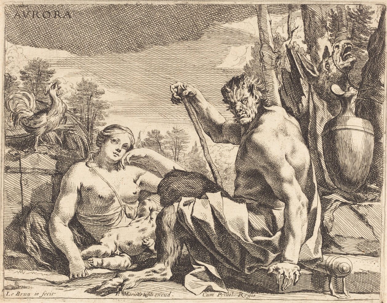 Aurora (Alvorada) de Charles Le Brun
