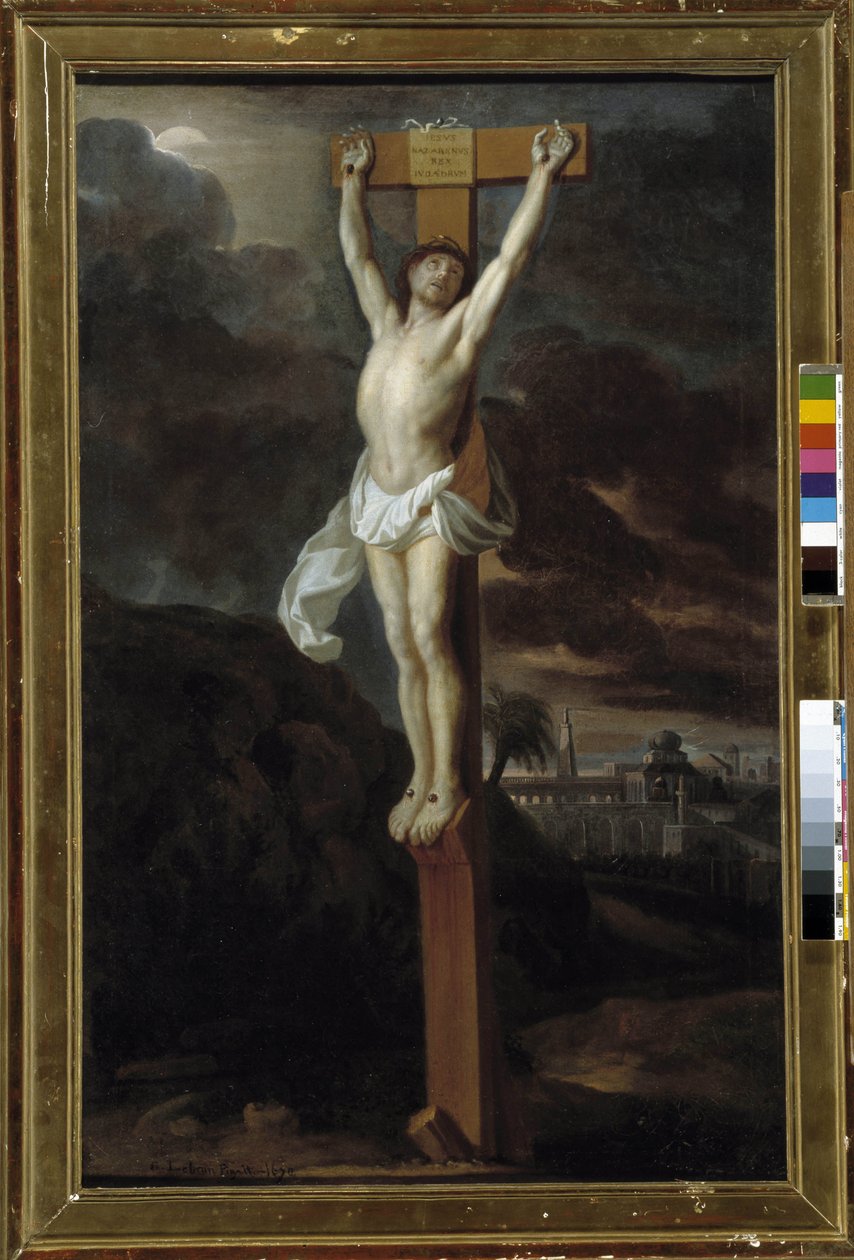 Cristo na Cruz de Charles Le Brun