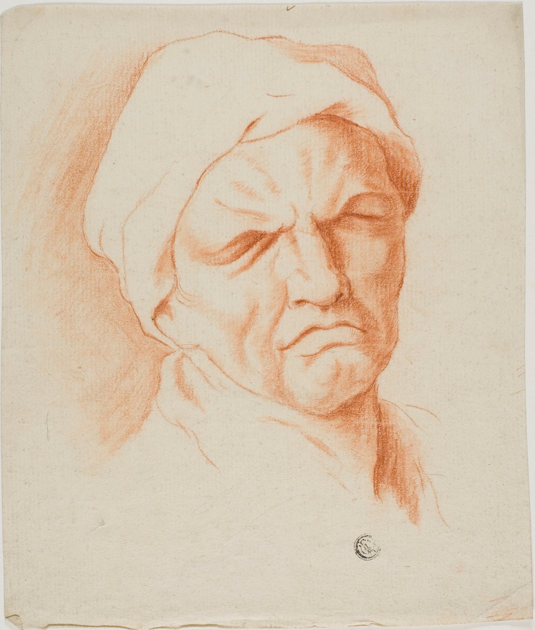 Cabeça de um velho de Charles Le Brun