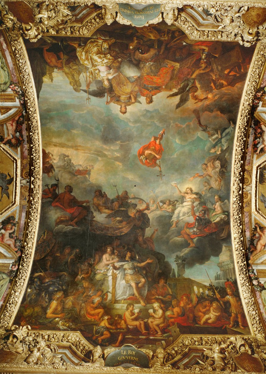 Luís XIV governa sozinho ... de Charles Le Brun