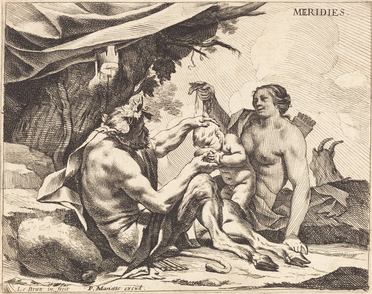 Méridas (meio-dia) de Charles Le Brun