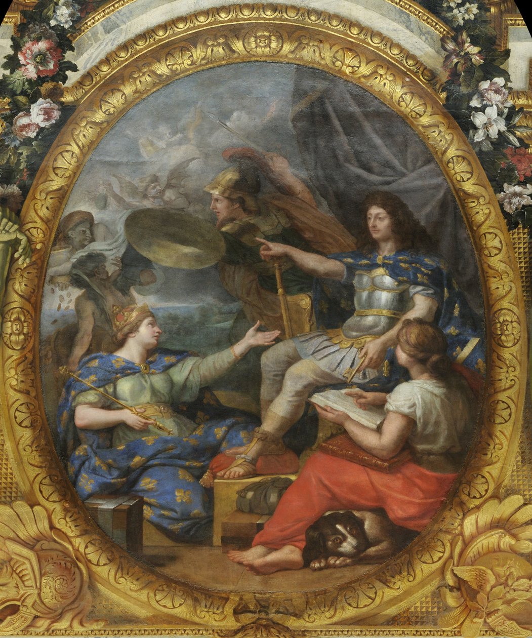 Ordem restaurada nas finanças do Reino, 1662, 1680 de Charles Le Brun