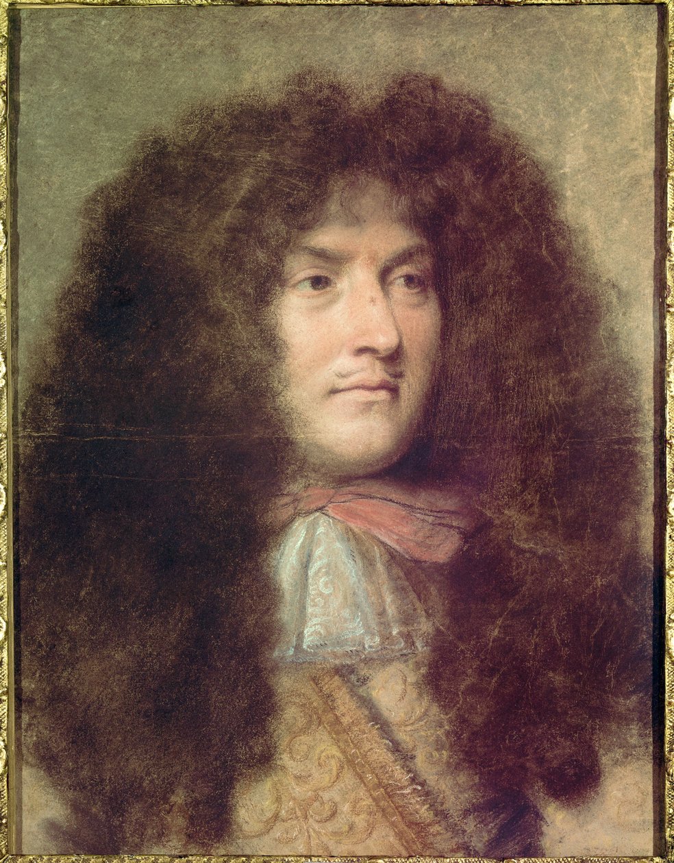 Retrato de Luís XIV (1638 - 1715) jovem. Obra de Charles Lebrun (Le Brun) (1619 - 1690) de Charles Le Brun