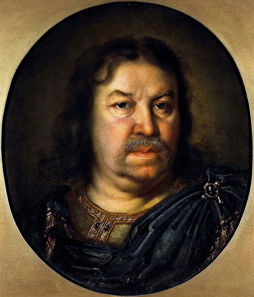 Retrato do senador príncipe Yakov Fedorovich Dolgorukov, 1639-1720, 1687. de Charles Le Brun