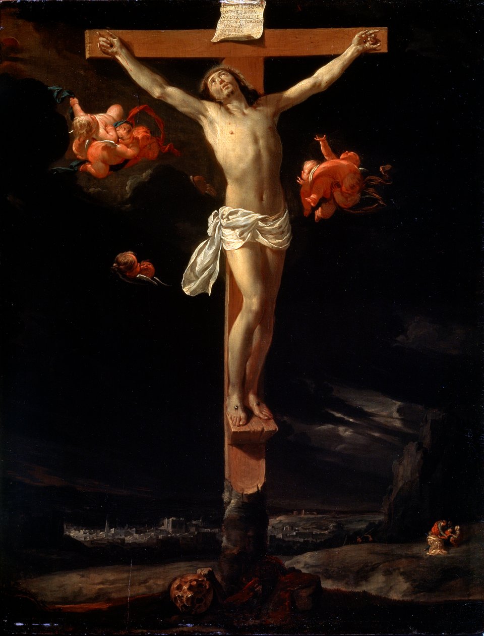 A Crucificação, 1637. de Charles Le Brun