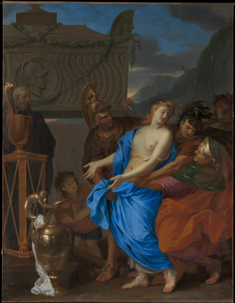O Sacrifício de Polixena de Charles Le Brun