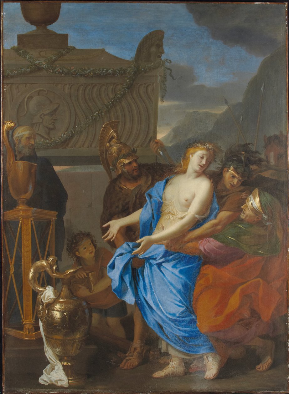 O sacrifício de Polyxena, 1647 de Charles Le Brun