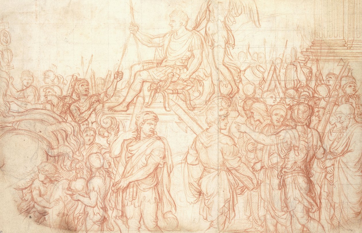 O triunfo do imperador Constantino, de Charles Le Brun