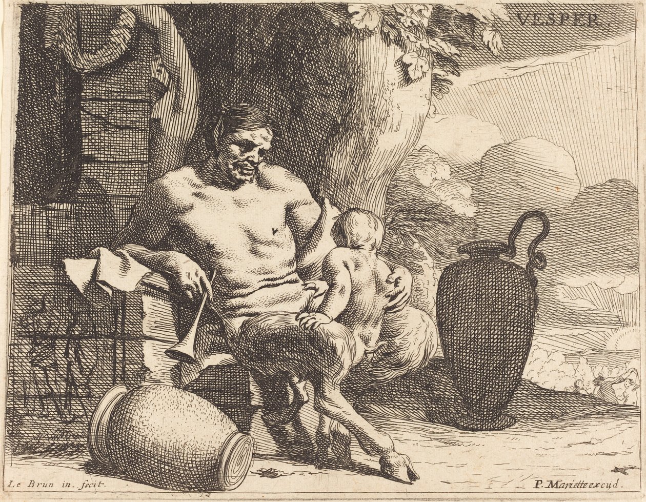 Vesper (Noite) de Charles Le Brun