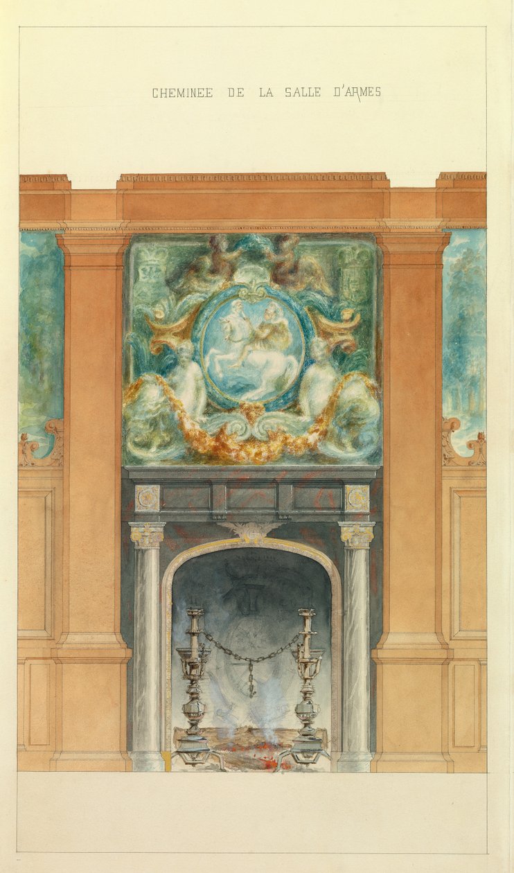 Projeto para o hotel de Prince Georges Bibesco de Charles Le Coeur