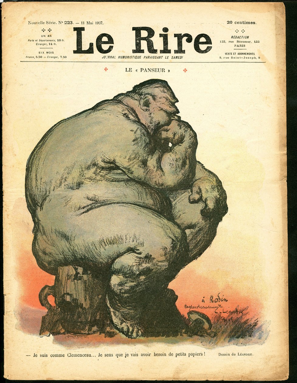 Capa de "Le Lire", Satirical en Colours de Charles Leandre