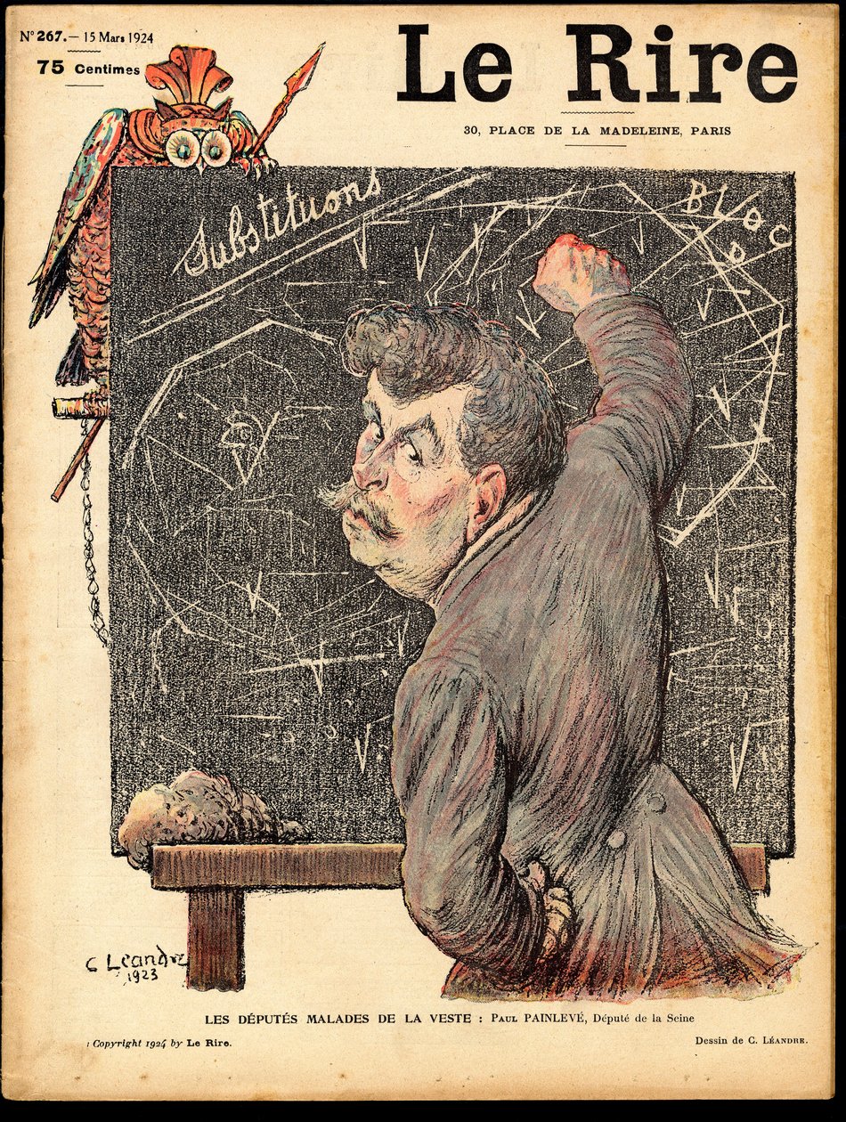 Capa de "The Laughter", Satirique en Colours de Charles Leandre
