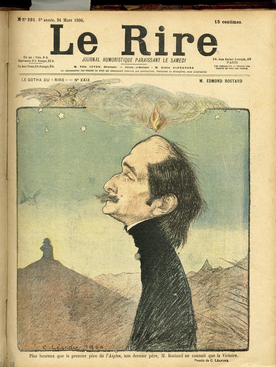 Ilustração de Charles Leandre (1862-1934) para a capa de Le Rire de Charles Leandre