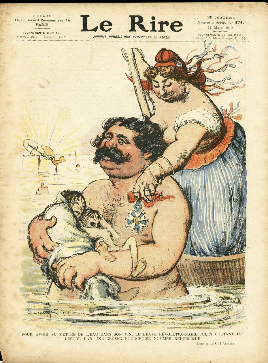 Ilustração de Charles Leandre (1862-1934) para a capa de Le Lire de Charles Leandre