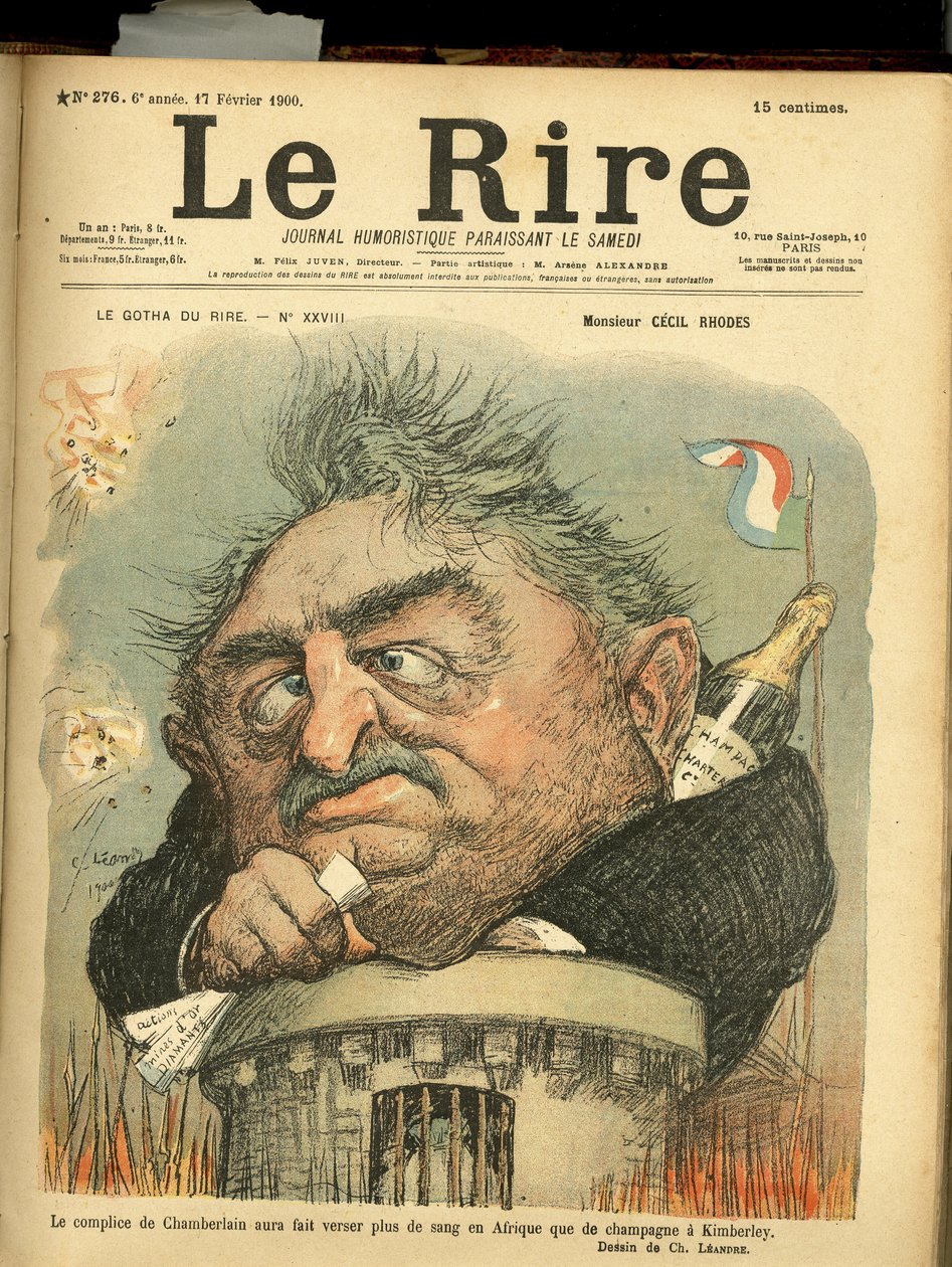 Ilustração de Charles Leandre (1862-1934) para a capa de Le Rire de Charles Leandre