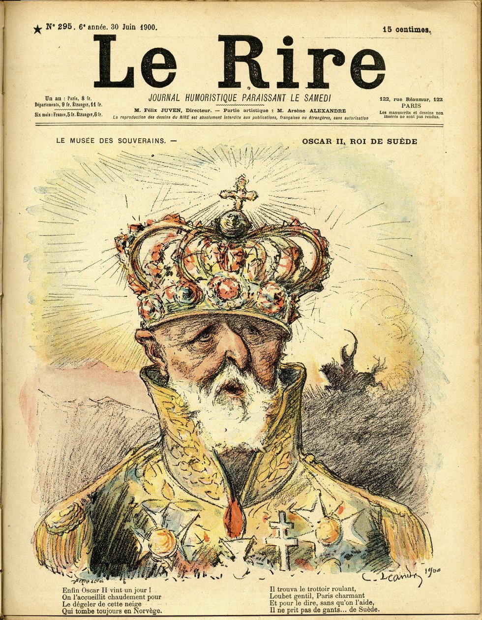 Ilustração de Charles Leandre (1862-1934) para a capa de Le Rire de Charles Leandre