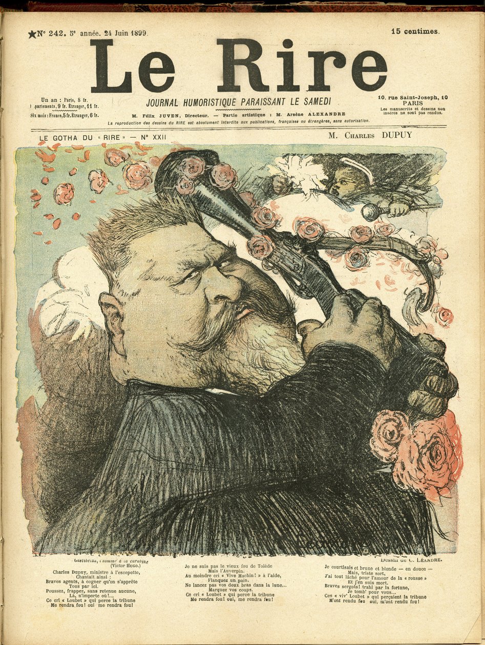 Ilustração de Charles Leandre (1862-1934) para a capa de Le Rire de Charles Leandre