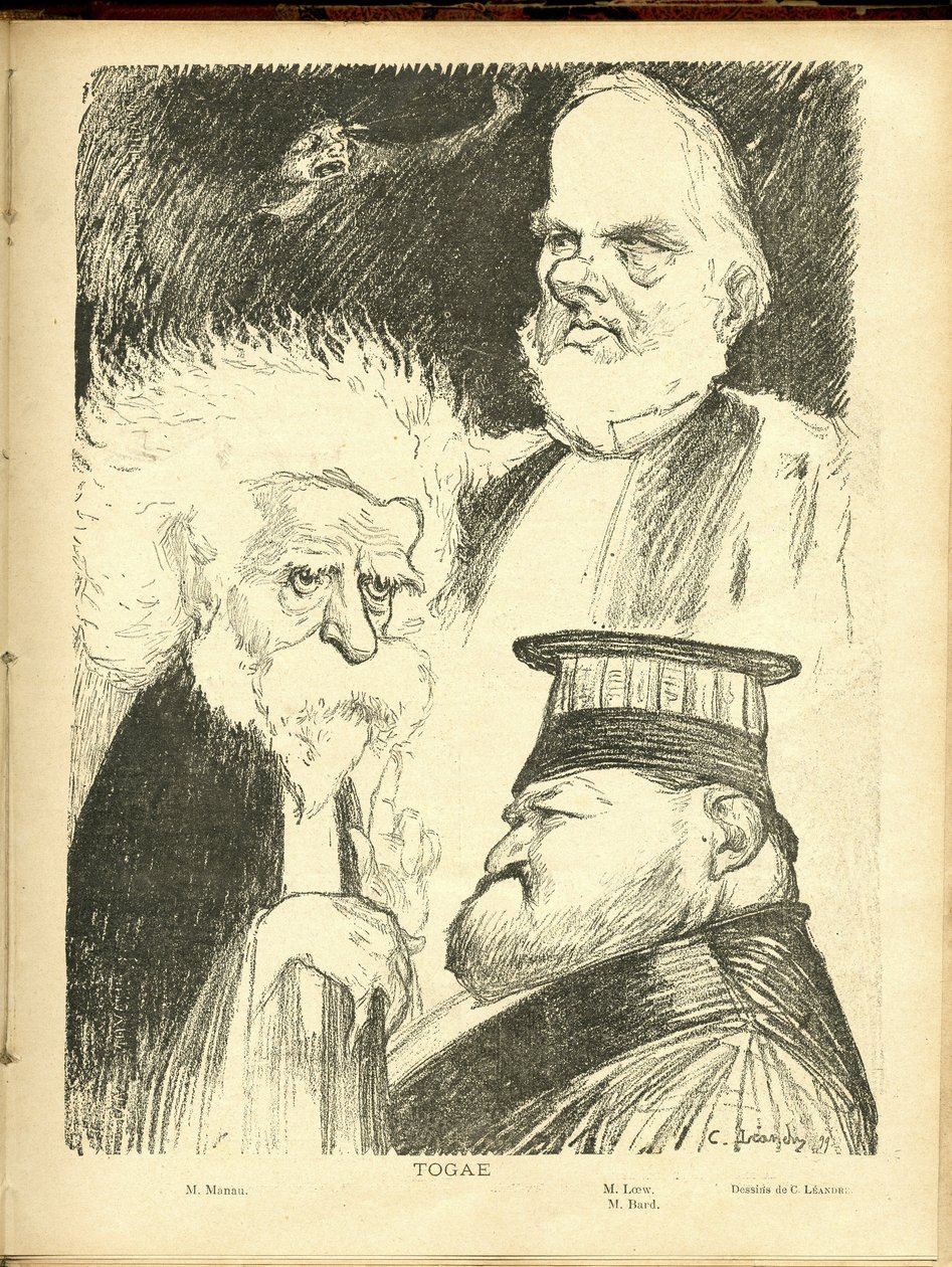 Ilustração de Charles Leandre (1862-1934) em Le Lire de Charles Leandre