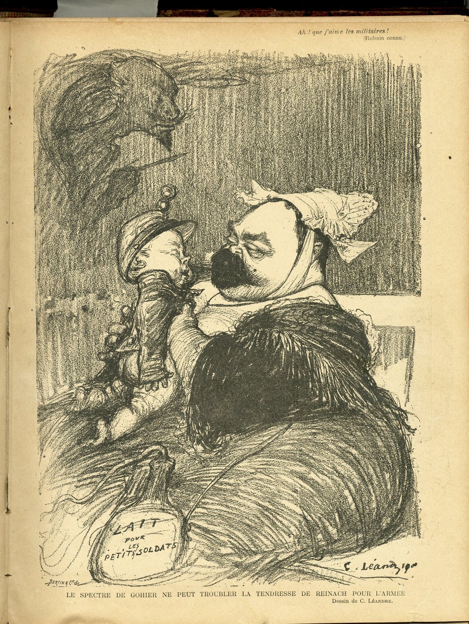 Ilustração de Charles Leandre (1862-1934) em Le Lire de Charles Leandre