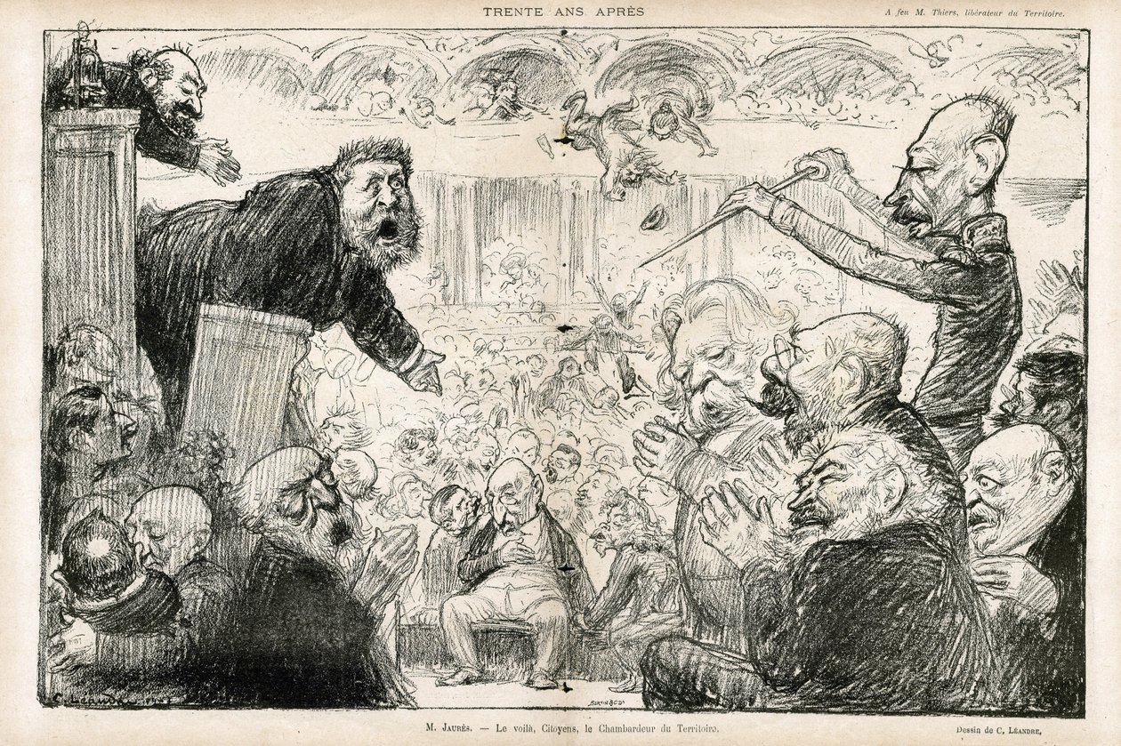 Ilustração de Charles Leandre (1862-1934) em Le Rire de Charles Leandre