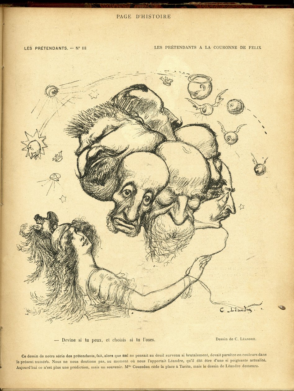 Ilustração de Charles Leandre (1862-1934) em Le Rire de Charles Leandre