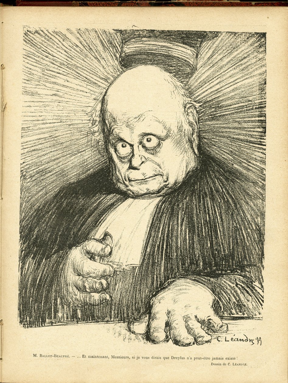 Ilustração de Charles Leandre (1862-1934) em Le Rire de Charles Leandre