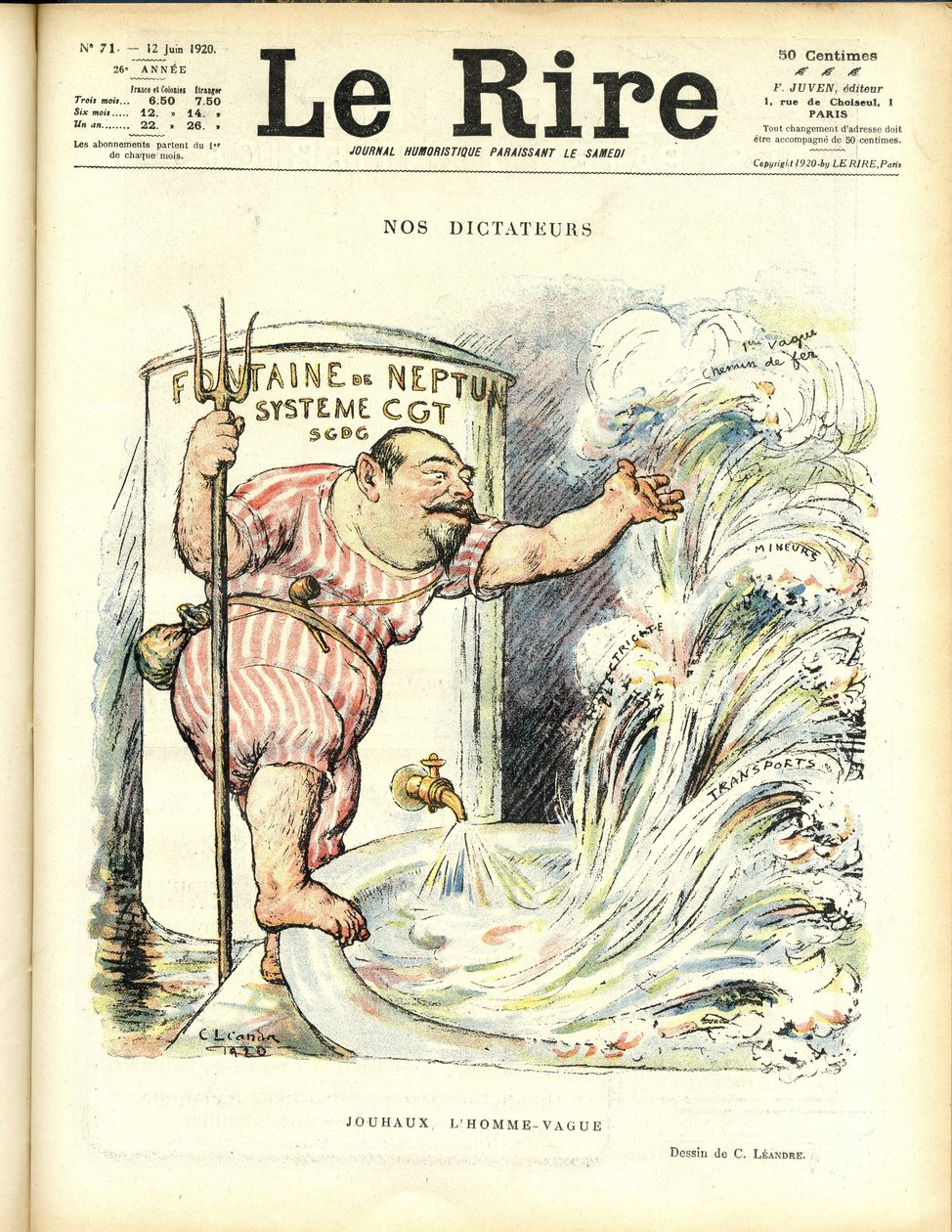 Ilustração de Charles Leandre (1862-1934) em Le Rire de Charles Leandre