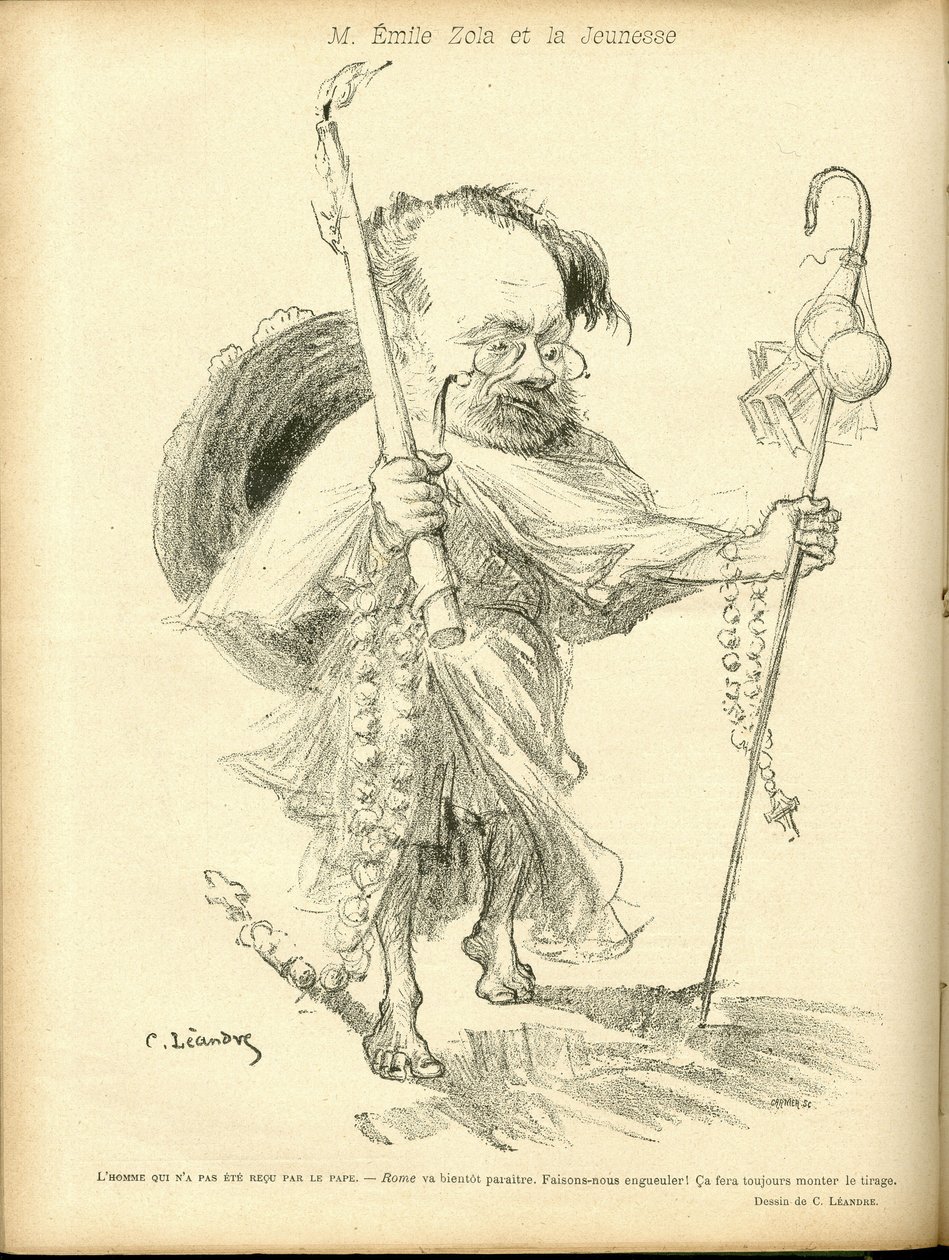 Ilustração de Charles Leandre (1862-1934) em Le Rire de Charles Leandre