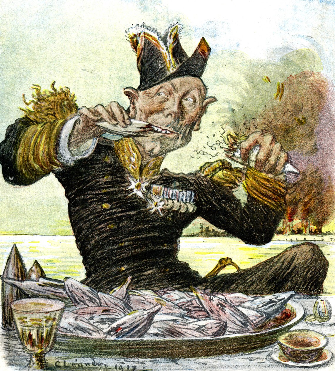 John Jellicoe de Charles Leandre