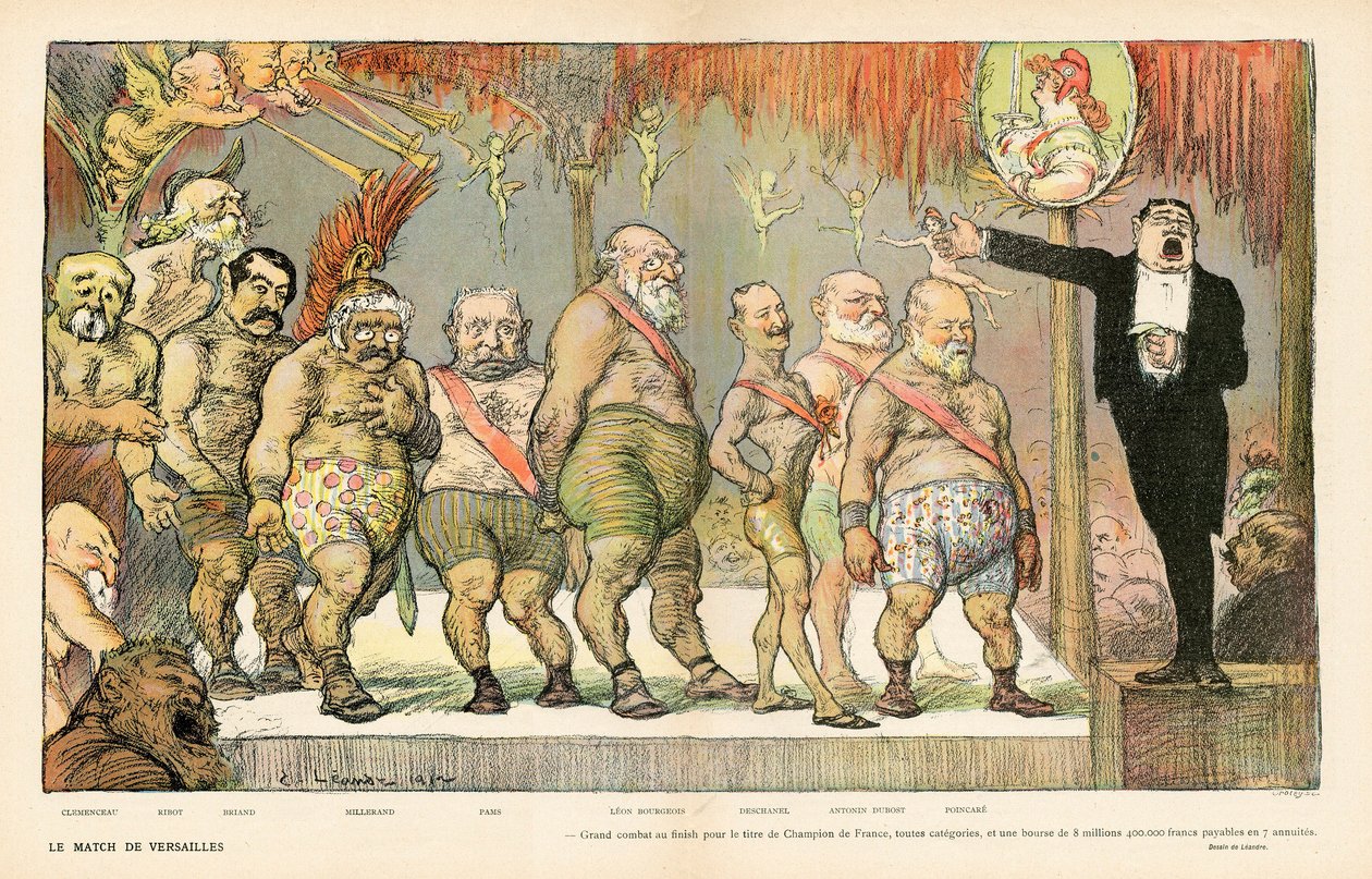 O Sorriso, número 3, Sátira Colorida de Charles Leandre