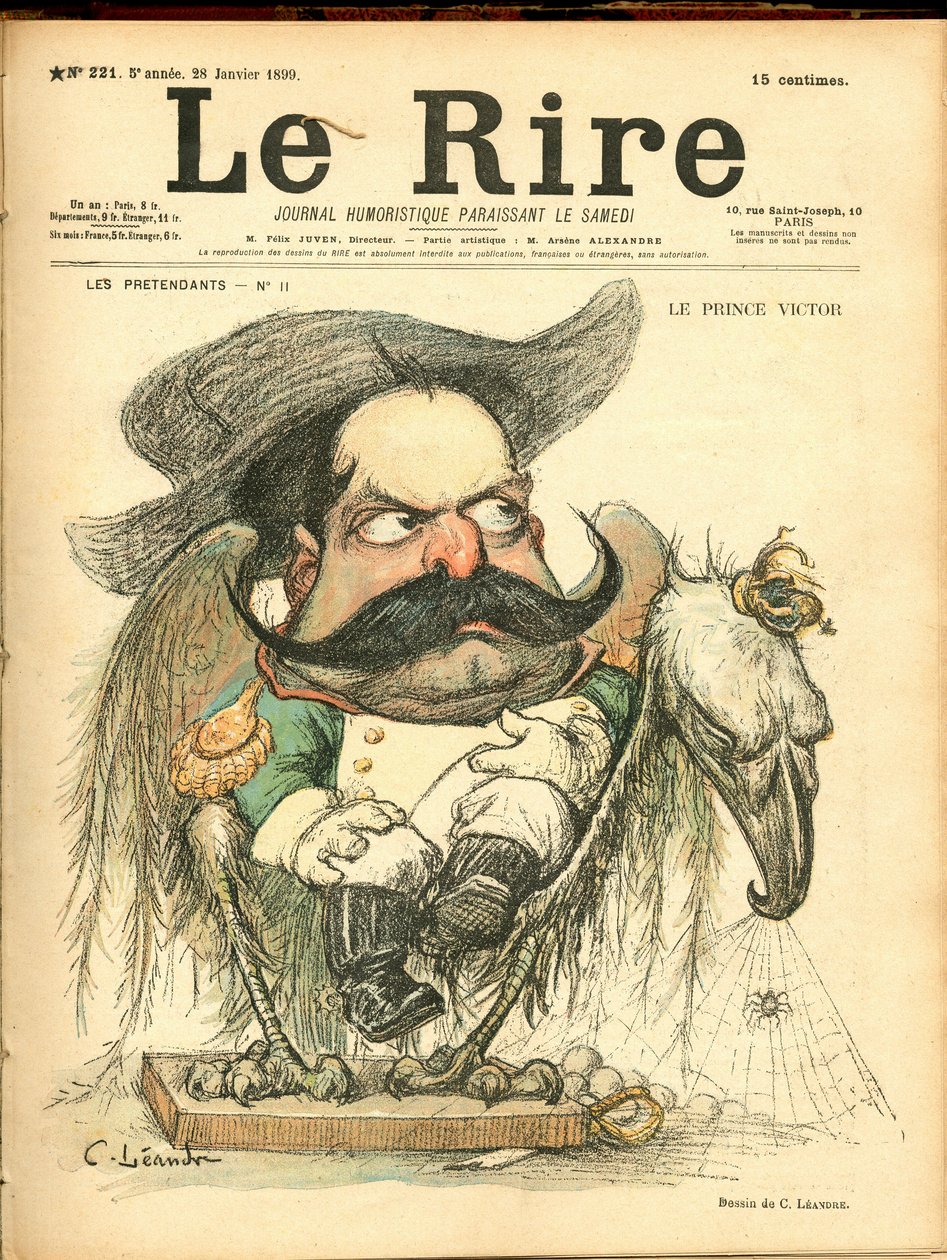O riso, satírico nas cores de Charles Leandre