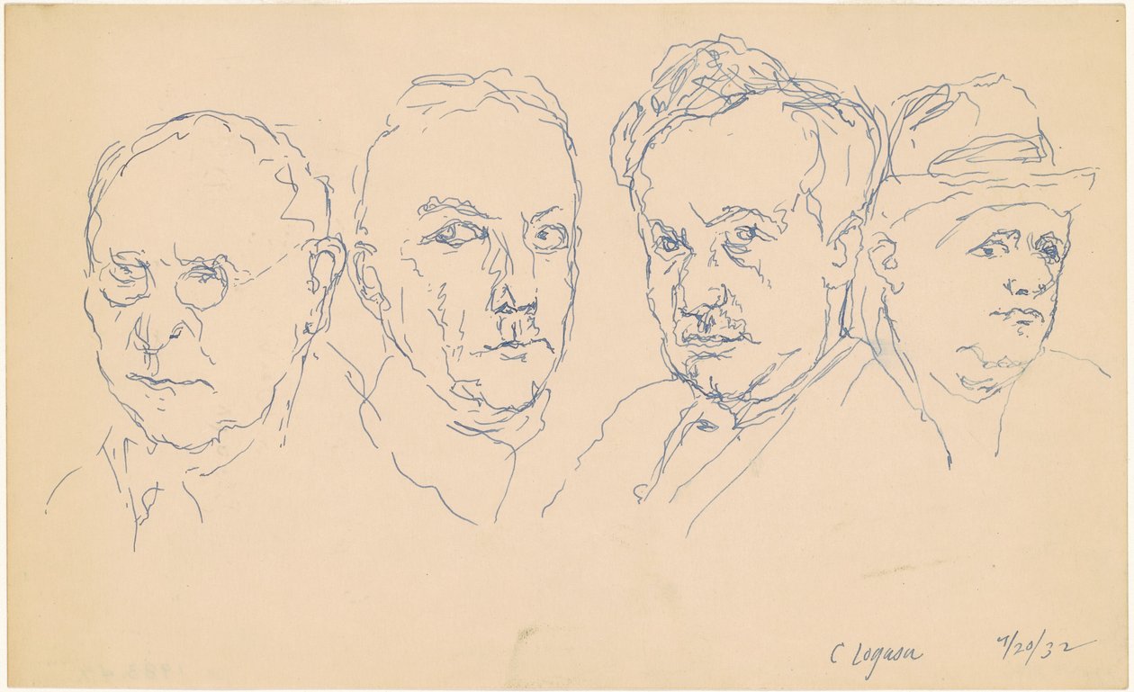 Quatro Homens de Charles Logasa