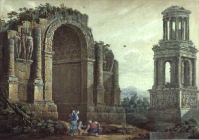 O Arco do Triunfo em St.Remy de Charles Louis Clerisseau