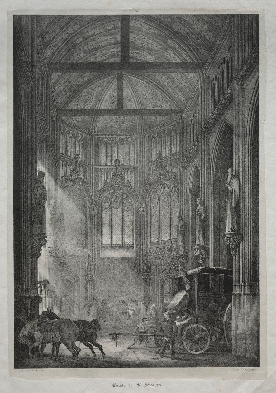 Igreja de São Nicolau, Rouen de Charles Louis Lesaint