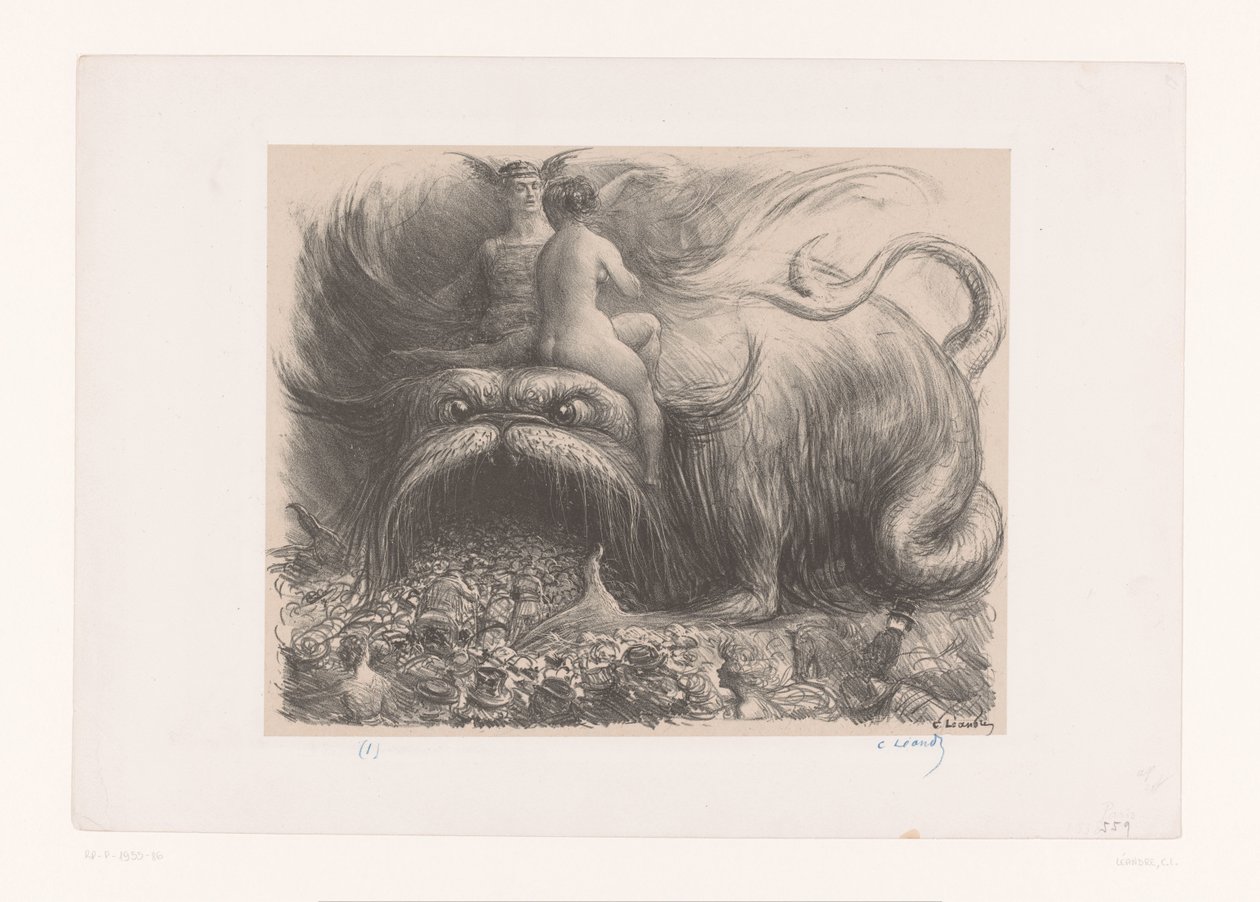 Monstro que devora pessoas Paris, le plus grand monstre du monde (...) de Charles Lucien Leandre