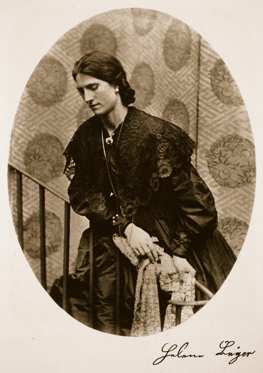 Helen Beyer, 9 de outubro de 1863 (foto sépia) de Charles Lutwidge Dodgson