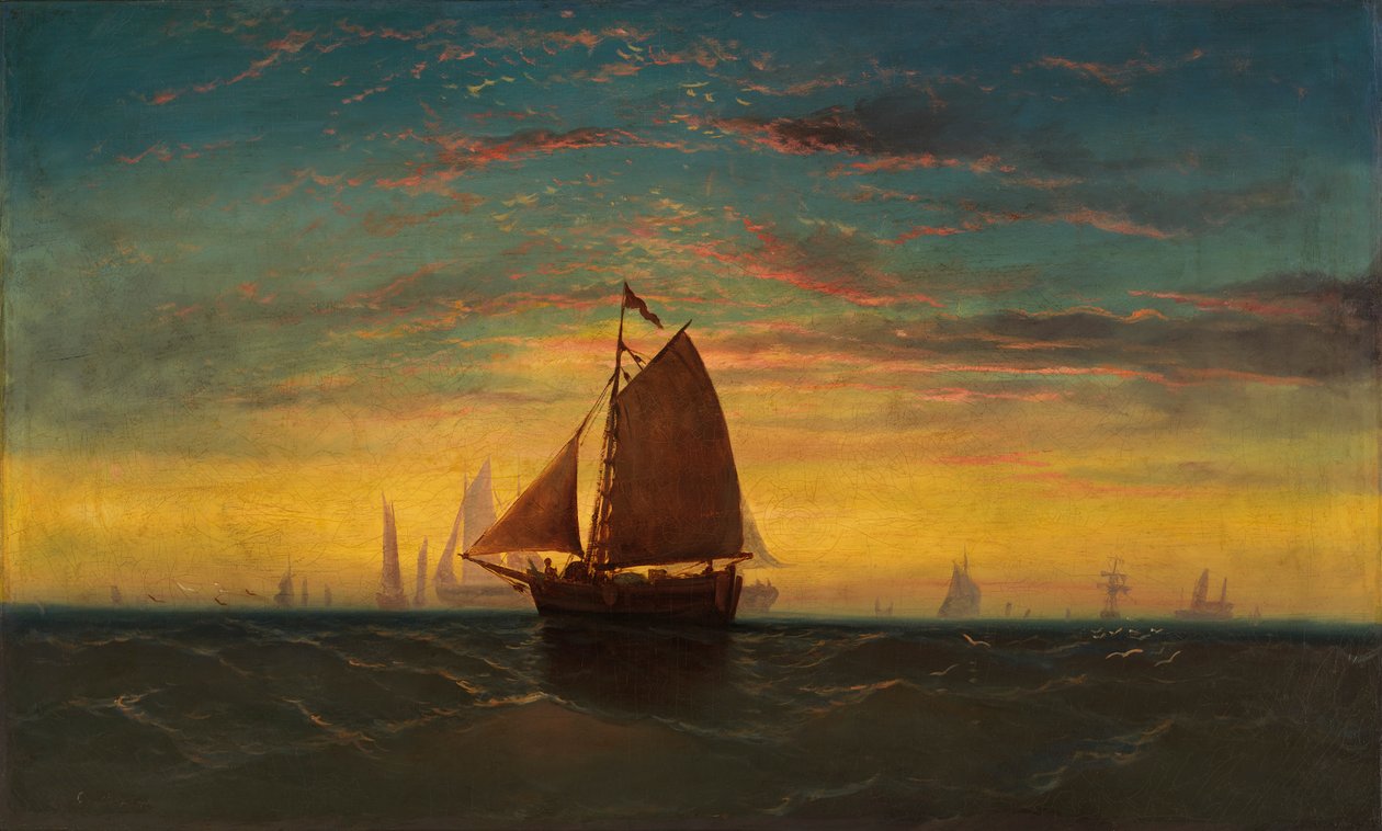 Porto de Boston, c. 1860-1869. de Charles Manger