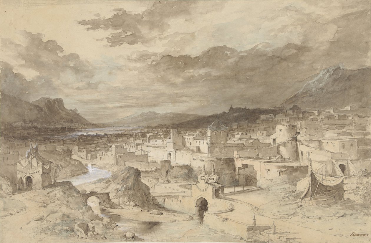 De stad Enochia de Charles Marie Bouton