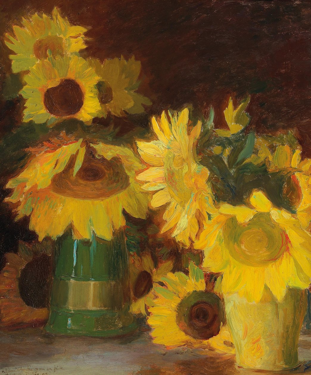 Francês:  Tournesols Girassóis de Charles Marie Dulac