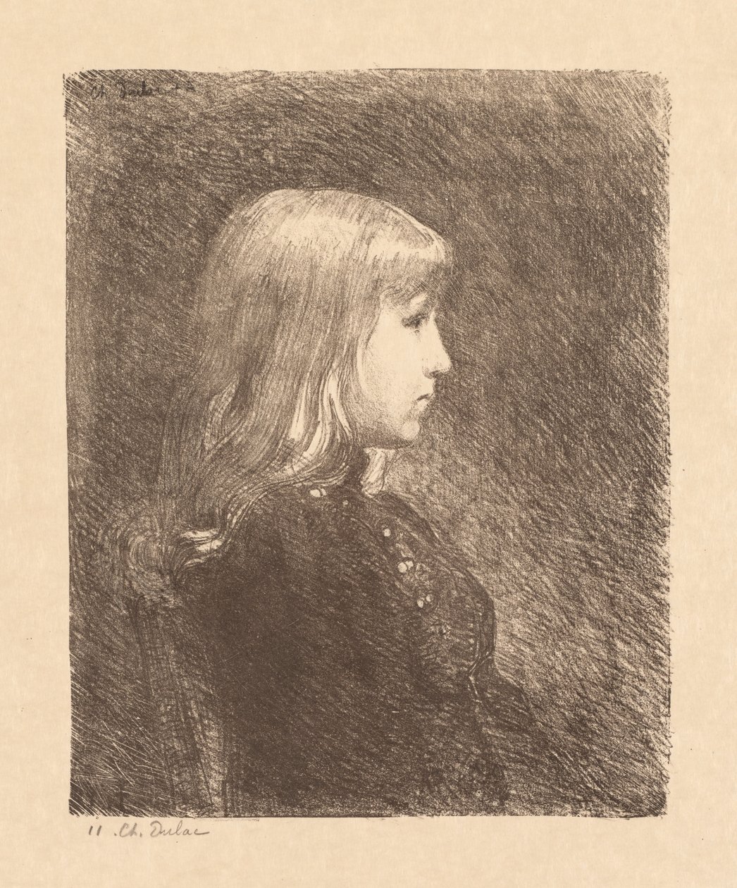 Moça de Charles Marie Dulac