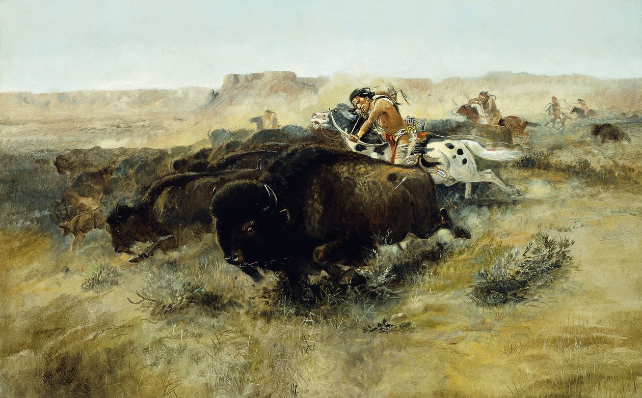 Buffalo Hunt no. 7, 1892-1895 de Charles Marion Russell
