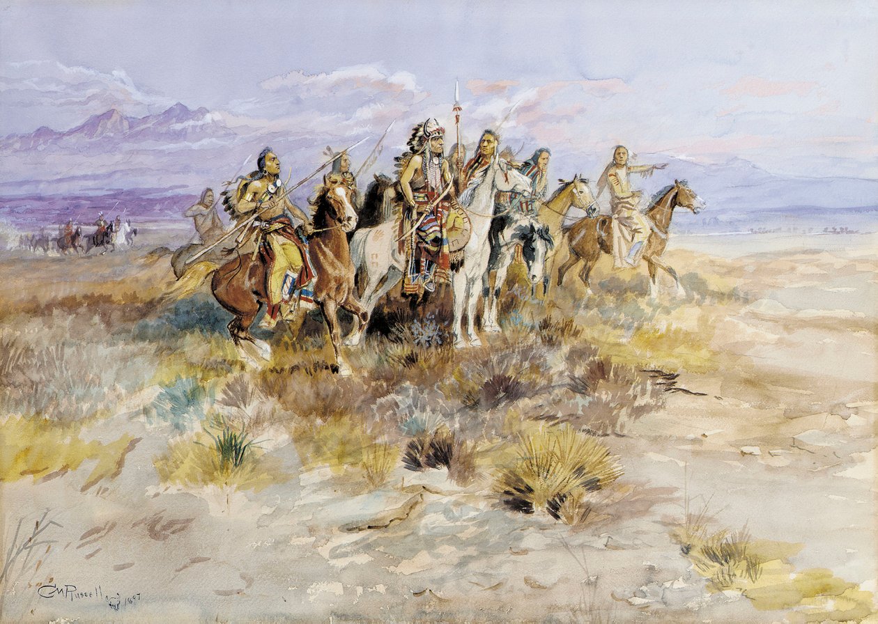 Partido Escoteiro Indiano, 1897 de Charles Marion Russell
