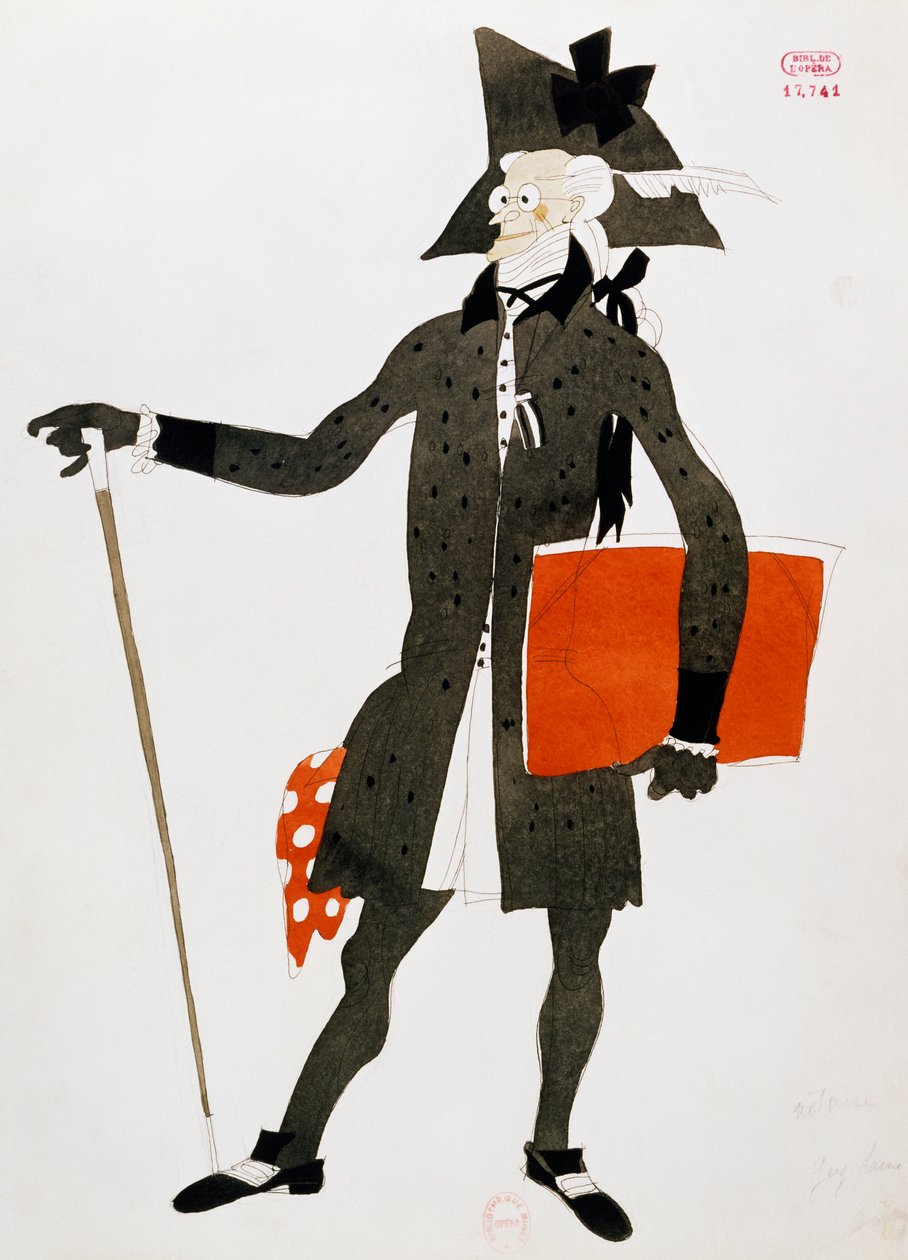 Fantasia para personagem do notário do Barbeiro de Sevilha por Gioacchino Rossini de Charles Martin
