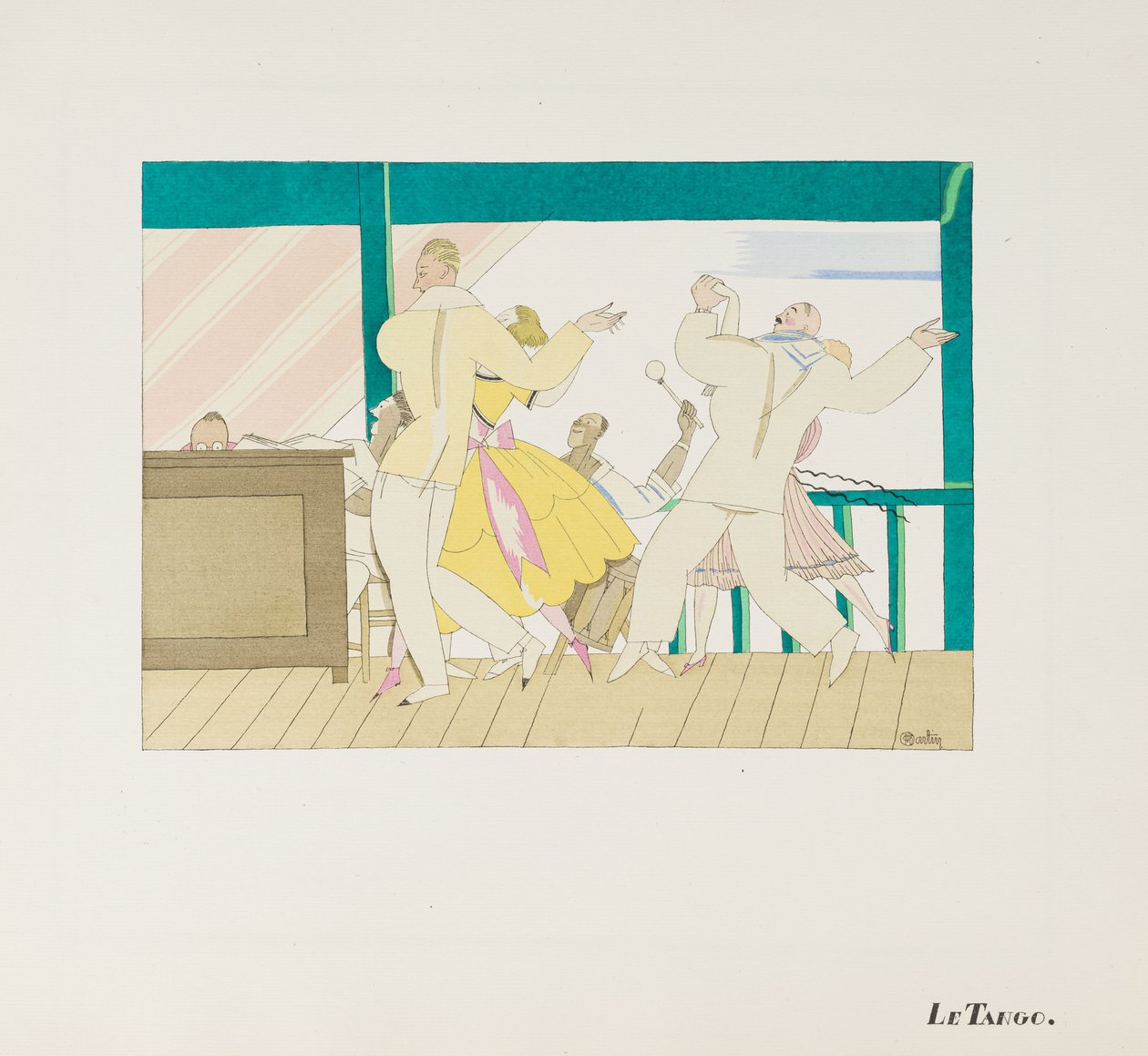 O Tango, de: Esportes e Entretenimento Esportes e Passatempos por Erik Satie, 1914. de Charles Martin